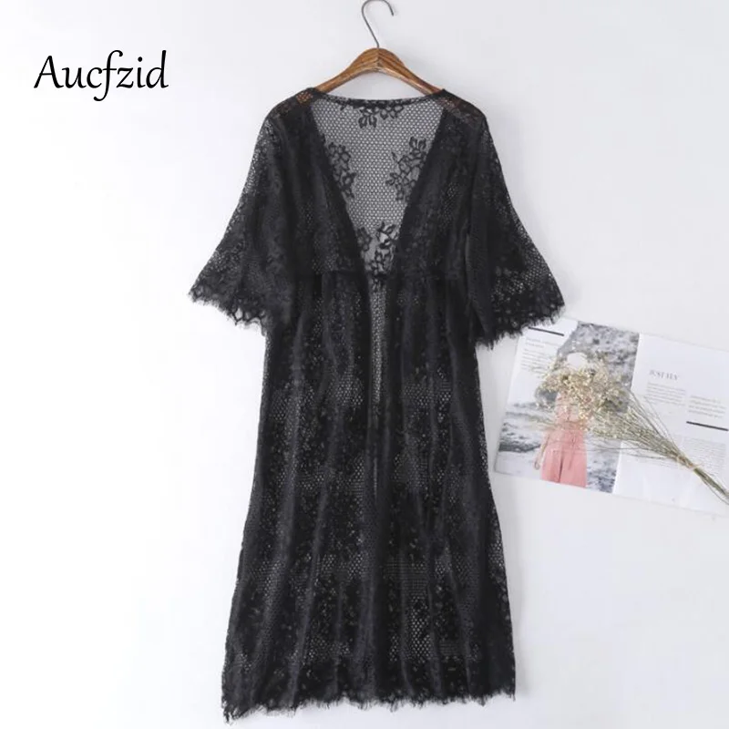 Aucfzid Spring Lace Cardigan Women Long Oversize Blouse Casual Streetwear Shirt Beach Coat Vintage Tops A063
Aucfzid Spring Lace Cardigan Women Long Oversize Blouse Casual Streetwear Shirt Beach Coat Vintage Tops A063