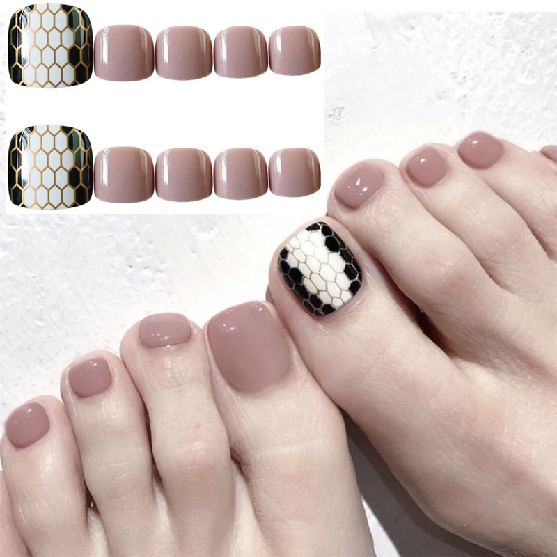 Snake Pattern Artificial False Toe Nails Popular Light Brown Fake Toenails Press On Toenails With Design 47#
Snake Pattern Artificial False Toe Nails Popular Light Brown Fake Toenails Press On Toenails With Design 47#