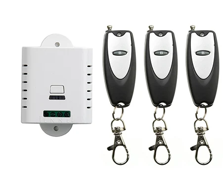 AC85V 110V 120V 220V 250V 1CH Wireless Power Switch System teleswitch 1 Receiver & 3 Transmitter Learning Code Toggle Momentary
AC85V 110V 120V 220V 250V 1CH Wireless Power Switch System teleswitch 1 Receiver & 3 Transmitter Learning Code Toggle Momentary