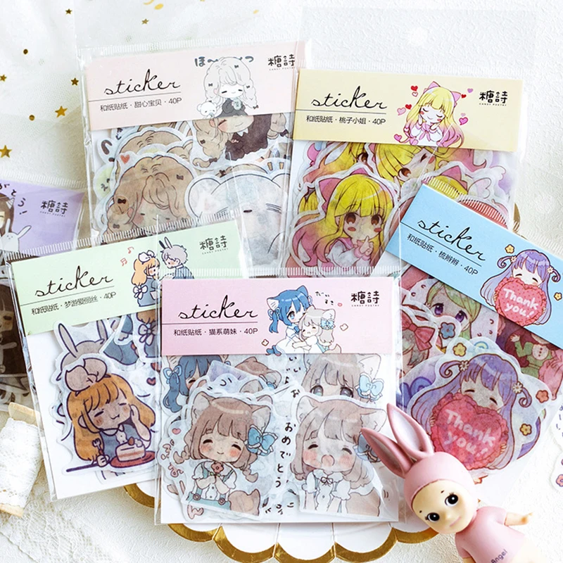 40Pcs/pack Japanese Kawaii Sailor Moon Sticker Pack Scrapbooking Creative Cartoon DIY Journal Decorative Adhesive Label Supplies
40Pcs/pack Japanese Kawaii Sailor Moon Sticker Pack Scrapbooking Creative Cartoon DIY Journal Decorative Adhesive Label Supplies