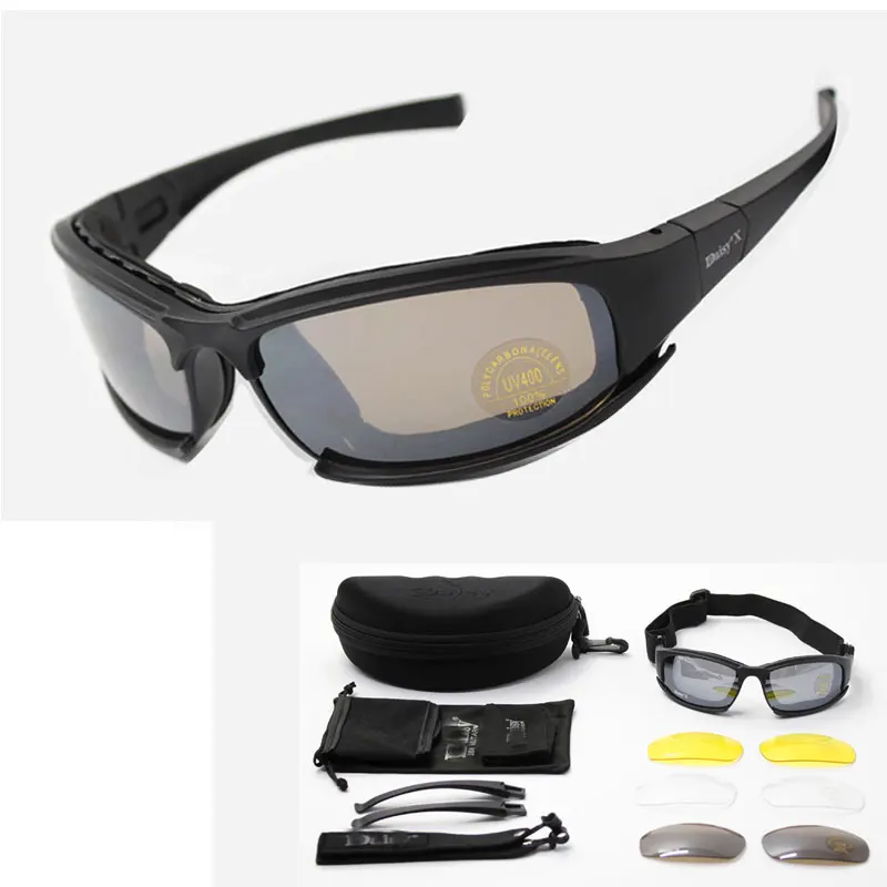 Motorcycle Glasse Military Goggles Bullet-proof Army Polarized Sunglasses 4 Lens Hunting Shooting Airsoft Cycling Full Finger
Motorcycle Glasse Military Goggles Bullet-proof Army Polarized Sunglasses 4 Lens Hunting Shooting Airsoft Cycling Full Finger