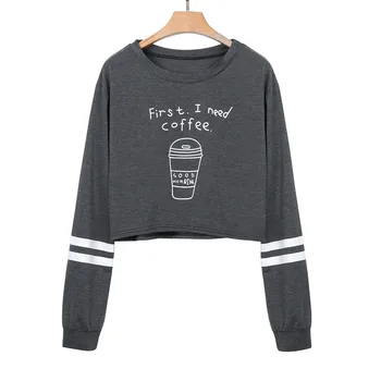 Fashion sweatshirt women Round Neck Long Sleeve Letter Print Casual Sweatshirt Pullover crop top sudaderas mujer 2017
Fashion sweatshirt women Round Neck Long Sleeve Letter Print Casual Sweatshirt Pullover crop top sudaderas mujer 2017