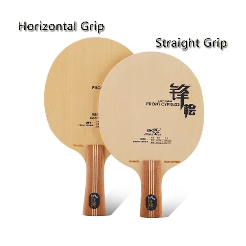 Front Cypress Attack Table Tennis Professional Blade for Beginners 1 piece Horizontal Grip/Straight Grip double fish racket
Front Cypress Attack Table Tennis Professional Blade for Beginners 1 piece Horizontal Grip/Straight Grip double fish racket