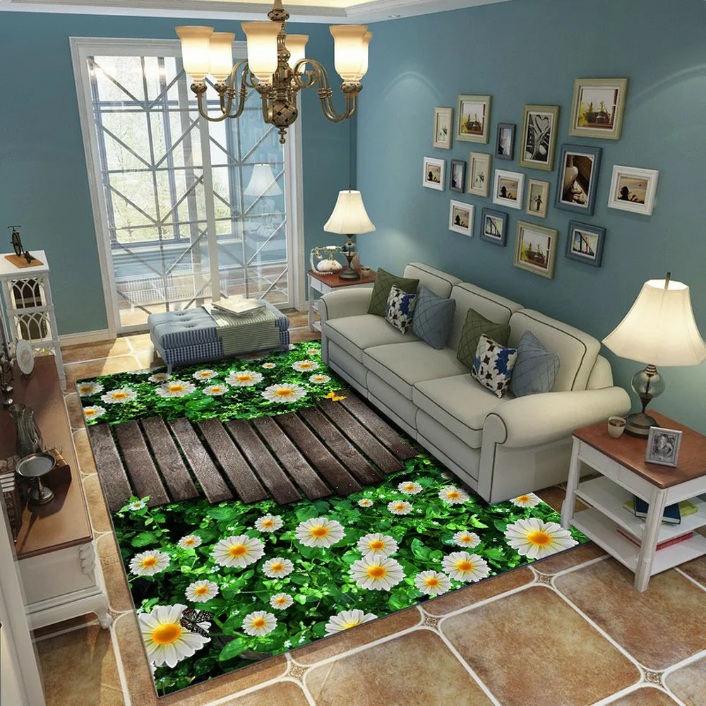 Nature Green 3D Effect Carpet High Quality Pastoralism Rugs Parlor Bedroom Outdoor Floor Mat Soft Anti-slip Bedside Blanket
Nature Green 3D Effect Carpet High Quality Pastoralism Rugs Parlor Bedroom Outdoor Floor Mat Soft Anti-slip Bedside Blanket