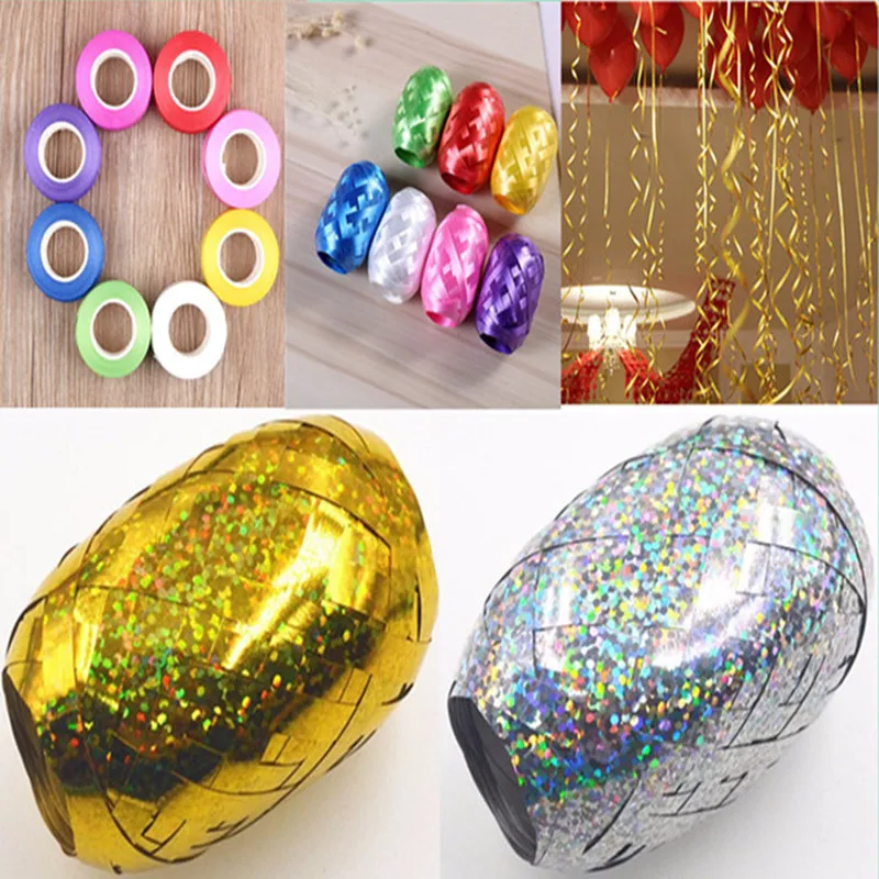 1 шт. цветная лента для воздушных шаров 5 мм * 10 м|Флажки вымпелы и конфетти| |