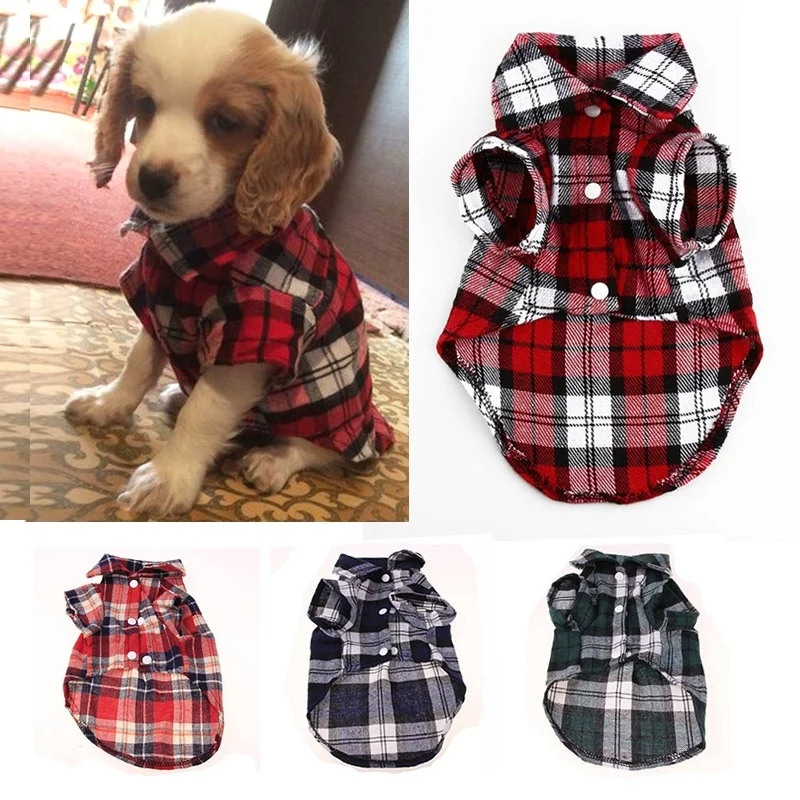 Fashion Pet Clothing Puppy Vest Plaid Striped Pet Cotton Short Sleeve Kitten Grid Clothing Puppy Summer Clothes Jacket 3 Collors
Fashion Pet Clothing Puppy Vest Plaid Striped Pet Cotton Short Sleeve Kitten Grid Clothing Puppy Summer Clothes Jacket 3 Collors