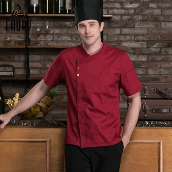2019 High Quality Chef Jacket Coat Short Sleeves Restaurant Uniform Summer Kitchen Cuisine Bakery Unisex Men Women Work Shirts
2019 High Quality Chef Jacket Coat Short Sleeves Restaurant Uniform Summer Kitchen Cuisine Bakery Unisex Men Women Work Shirts