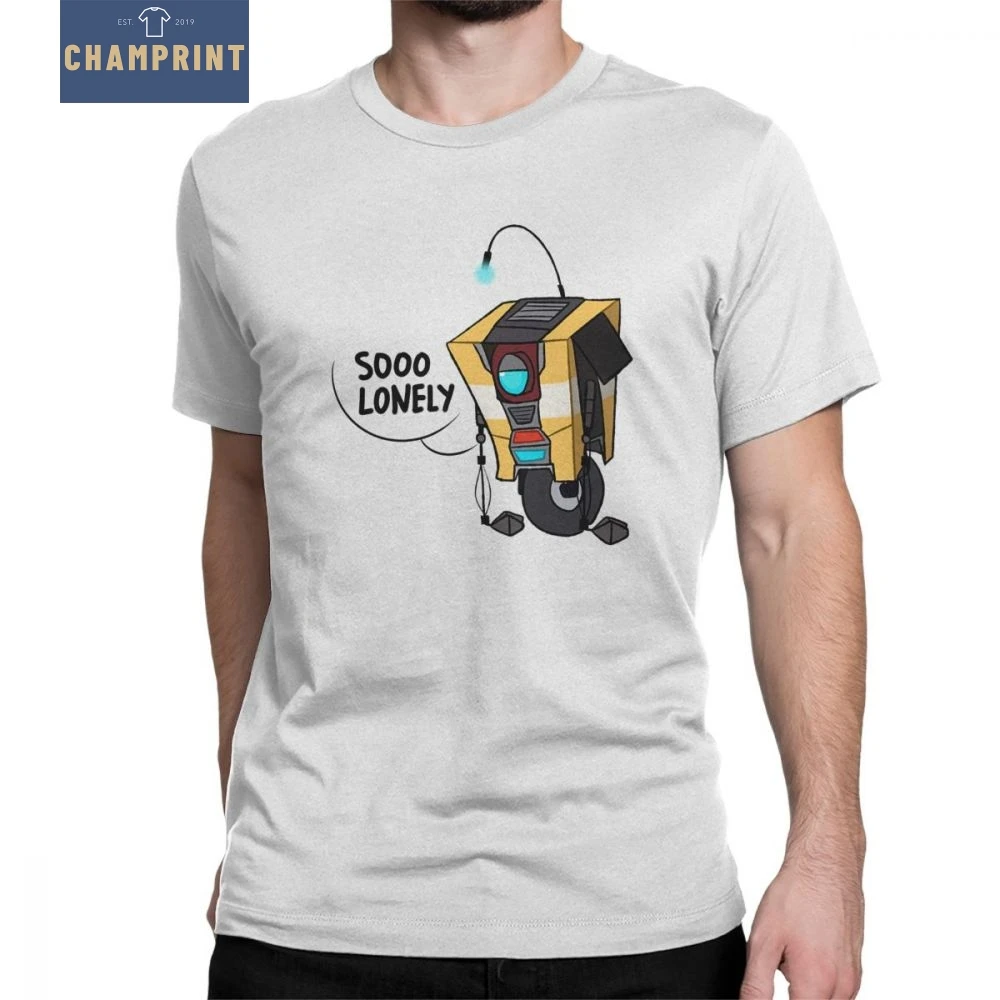 Amazing Claptrap Borderlands T-Shirt for Men Pure Cotton T Shirts Team Weapon Game Short Sleeve Tee Shirt Graphic Tops
Amazing Claptrap Borderlands T-Shirt for Men Pure Cotton T Shirts Team Weapon Game Short Sleeve Tee Shirt Graphic Tops
