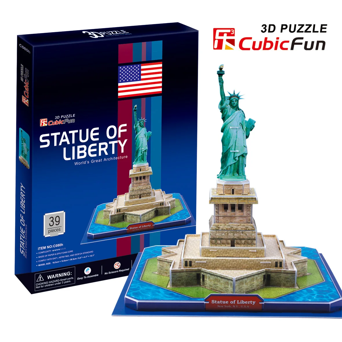 Educational toys 3d models model paper model jigsaw game The statue of Liberty c080h
Educational toys 3d models model paper model jigsaw game The statue of Liberty c080h