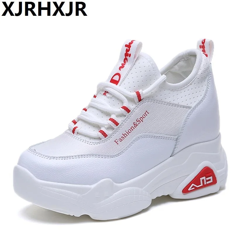 2019 New Women Platform High Heels PU Leather Breathable Wedge Casual Shoes 9CM Spring Summer Thick Sole Sneakers Woman Shoes
2019 New Women Platform High Heels PU Leather Breathable Wedge Casual Shoes 9CM Spring Summer Thick Sole Sneakers Woman Shoes