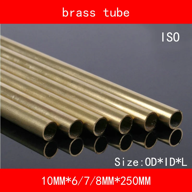 H62 Brass Seamless Pipe Tube OD*ID*Length 10mm*6/7/8mm*250mm ASTM C28000 CuZn40 CZ109 C2800 Hollow Bar ISO Certified
H62 Brass Seamless Pipe Tube OD*ID*Length 10mm*6/7/8mm*250mm ASTM C28000 CuZn40 CZ109 C2800 Hollow Bar ISO Certified