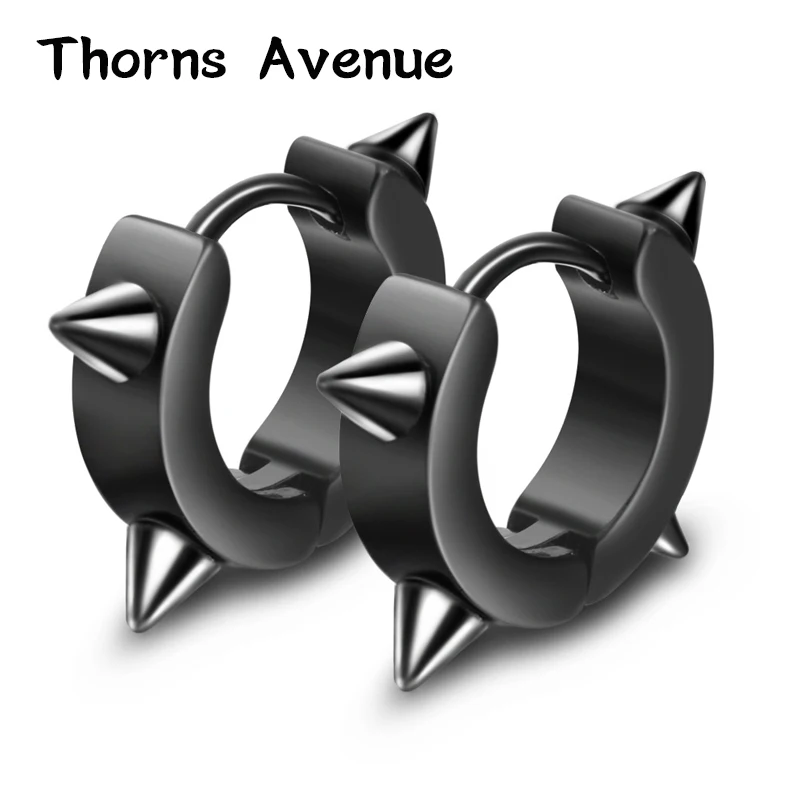 Thorns Avenue Fashion 1 Pair 5 Colors Stainless Steel Men Hoop Earrings Punk Hoop Earrings Circle Earrings For Men Women
Thorns Avenue Fashion 1 Pair 5 Colors Stainless Steel Men Hoop Earrings Punk Hoop Earrings Circle Earrings For Men Women