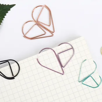 10 clips/lot Korean Stationery Hollow Out Binder Clips Water Drop Paper Clips Notes Letter Notebook Clips DIY Bookmark-6 Colors 
10 clips/lot Korean Stationery Hollow Out Binder Clips Water Drop Paper Clips Notes Letter Notebook Clips DIY Bookmark-6 Colors