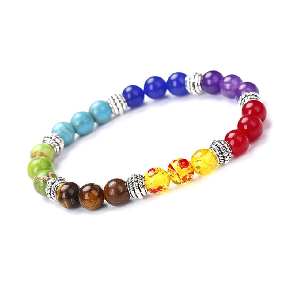 Natural Chakras Energy 8mm String For Men Women Cute Jewelry charms charm silver Bracelet Strand bijoux Femme Lady bohemian
Natural Chakras Energy 8mm String For Men Women Cute Jewelry charms charm silver Bracelet Strand bijoux Femme Lady bohemian