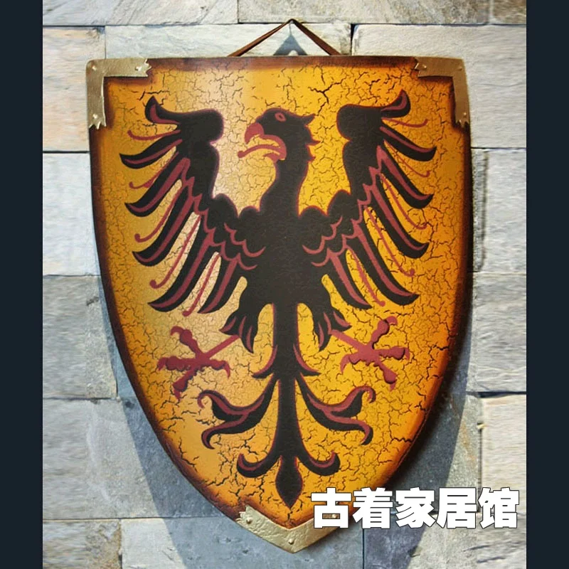 Iron armor / shield of ancient Rome metal decoration / bar Western-style food simulation retro living room backdrop
Iron armor / shield of ancient Rome metal decoration / bar Western-style food simulation retro living room backdrop