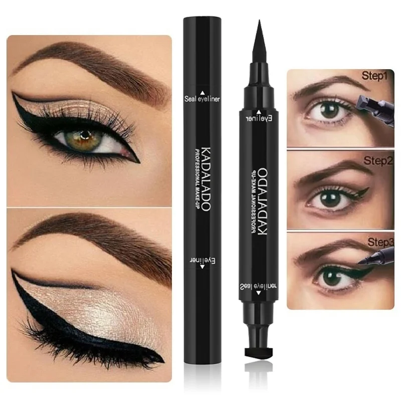 Double-head Black Eyeliner Pencil Eye Makeup Cosmeitc Waterproof Double Sided Long Lasting Stamp Seal Eyeliner Practical Seal
Double-head Black Eyeliner Pencil Eye Makeup Cosmeitc Waterproof Double Sided Long Lasting Stamp Seal Eyeliner Practical Seal