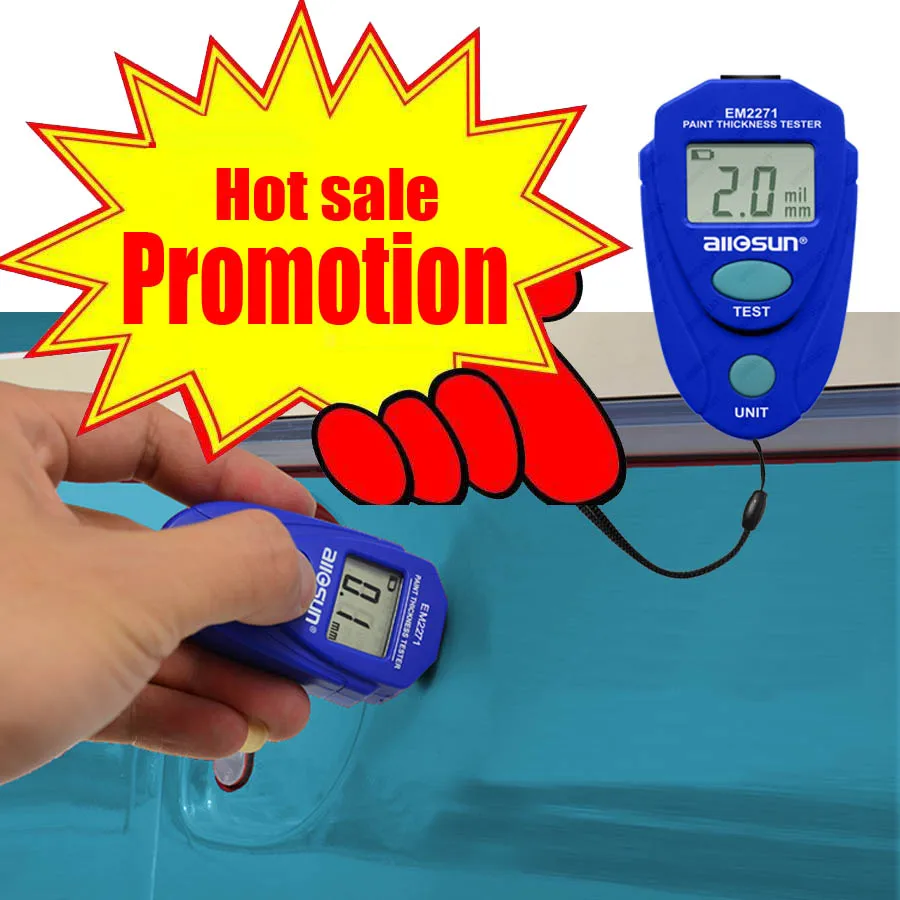 2017 ALLSUN Mini Digital LCD Paint Thickness Tester Gauge,Car AUTO Painting Coating Meter EM2271
2017 ALLSUN Mini Digital LCD Paint Thickness Tester Gauge,Car AUTO Painting Coating Meter EM2271