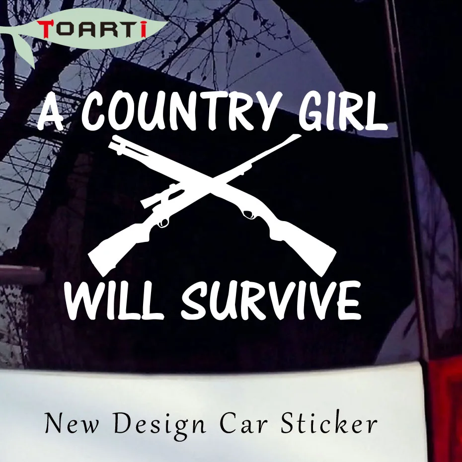 Country Girl Will Survive Sticker Cute Vinyl Decal Car Stickers Fashion Art Design Waterproof Car Styling Window Decor
Country Girl Will Survive Sticker Cute Vinyl Decal Car Stickers Fashion Art Design Waterproof Car Styling Window Decor