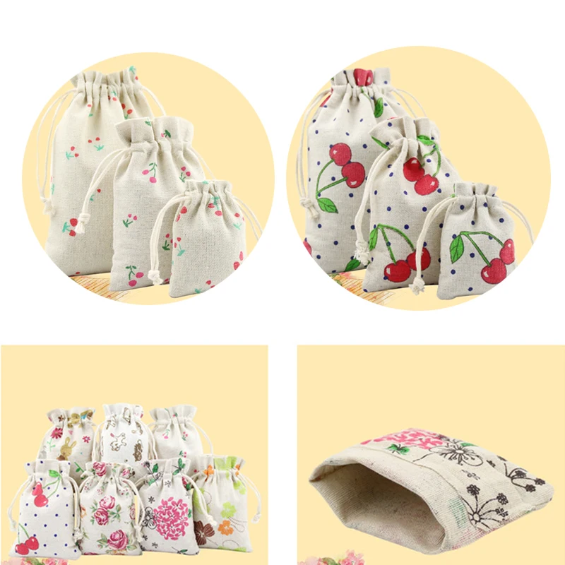 2018 New 1PC Gift Bags Sotrage Bags Drawstring Pouch Flowers printed Wedding Favor Burlap Jewelry Bags Cherry cartoon pattern
2018 New 1PC Gift Bags Sotrage Bags Drawstring Pouch Flowers printed Wedding Favor Burlap Jewelry Bags Cherry cartoon pattern