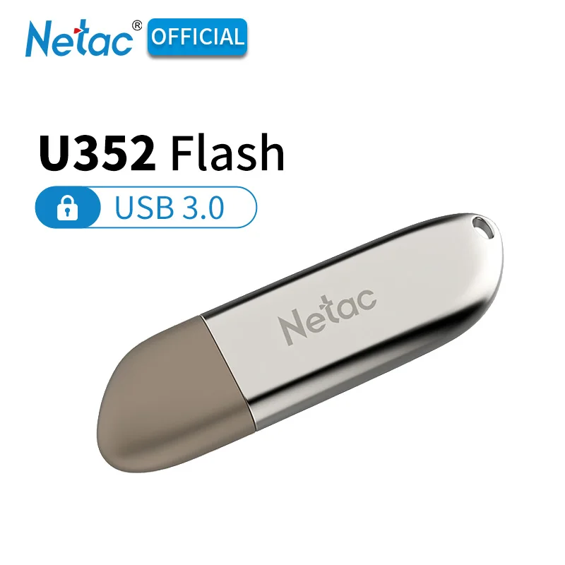 

Netac U352 Metal USB 3.0 Flash Disk 16GB 32GB 64GB 128GB USB3.0 Flash Drive Zinc Alloy 32 64 128 GB Pen Drive Encrypted Stick