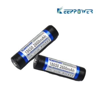 2 pcs KeepPower 2600mAh 18650 P1826R protected li-ion rechargeable battery Max 15A discharge
2 pcs KeepPower 2600mAh 18650 P1826R protected li-ion rechargeable battery Max 15A discharge