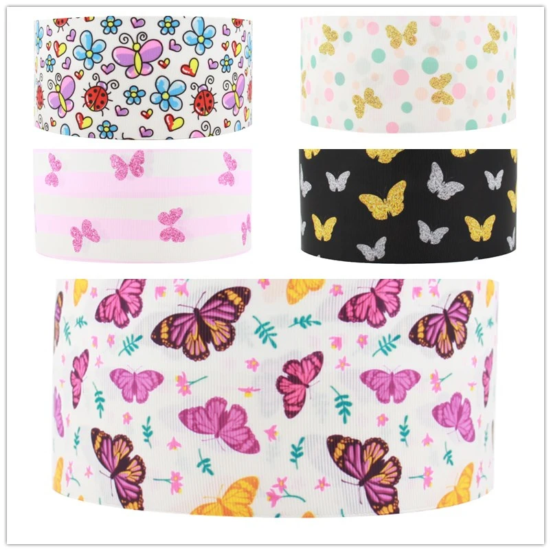 Q&N ribbon 16mm 22mm 25mm 38mm 50mm 75mm butterfly Cartoon Ribbons Printed grosgrain/FOE Wedding Accessories DIY handmade
Q&N ribbon 16mm 22mm 25mm 38mm 50mm 75mm butterfly Cartoon Ribbons Printed grosgrain/FOE Wedding Accessories DIY handmade