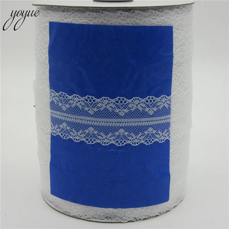 Wholesale 300 Yards/Roll White Lace Ribbon 40MM Wide Trim Handicrafts Embroidered Sewing African Lace Fabric Applique Material
Wholesale 300 Yards/Roll White Lace Ribbon 40MM Wide Trim Handicrafts Embroidered Sewing African Lace Fabric Applique Material