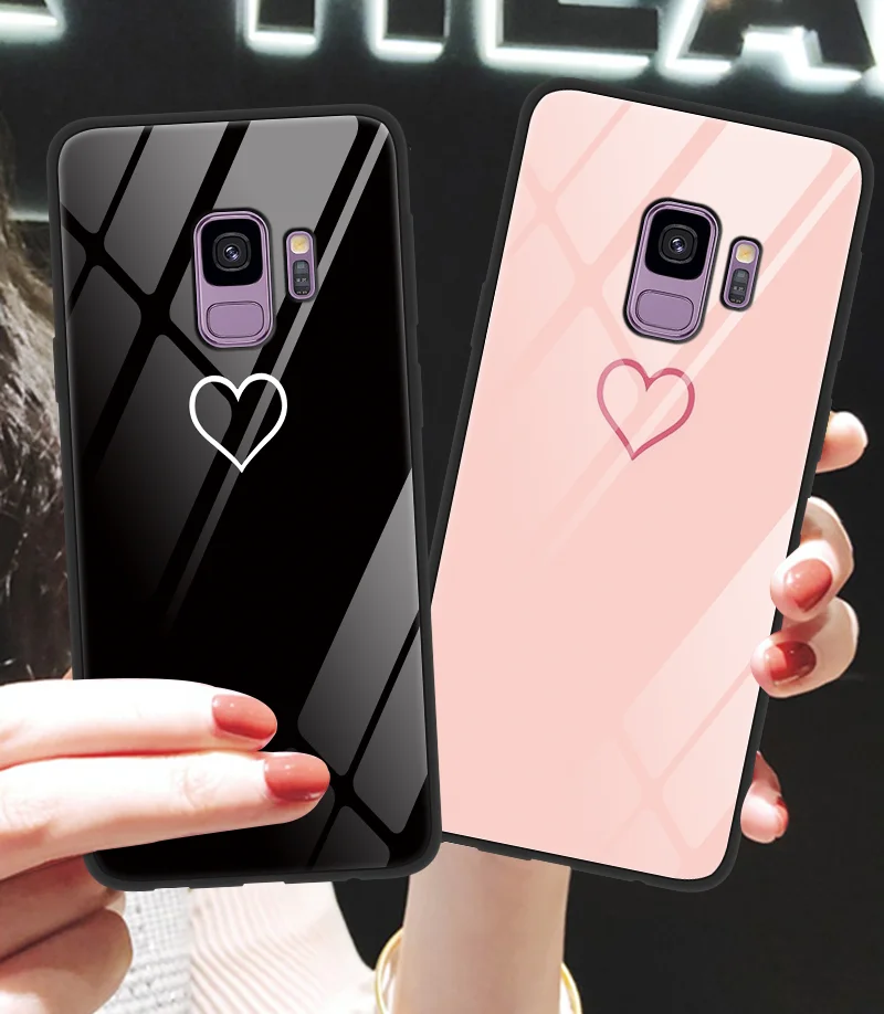 Fashion Couple Tempered Glass Case For Samsung Galaxy A50 A7 A6s A8 A6 J4 M20 M10 S10e S9 S8 S10 Plus J5 Prime Note 8 9 TPU Capa
Fashion Couple Tempered Glass Case For Samsung Galaxy A50 A7 A6s A8 A6 J4 M20 M10 S10e S9 S8 S10 Plus J5 Prime Note 8 9 TPU Capa