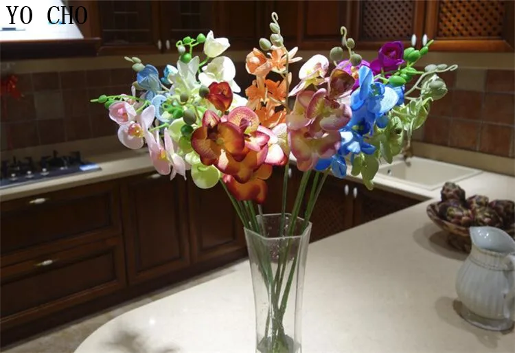 orchid latex real touch latex flowers manmade orchids orchid artificial latex (2)
