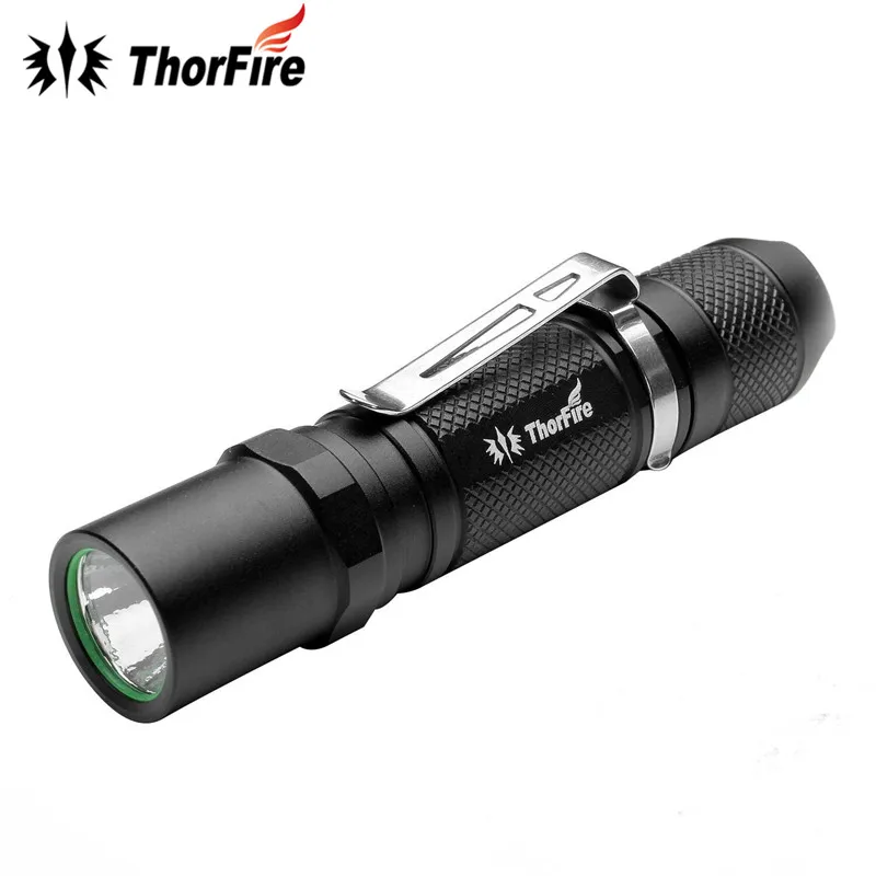 ThorFire TG06S 2-R5 Aluminum alloy Tactical 500LM 3 Modes powerful LED Flashlight 14500 AA Torch Light for camping fishing
ThorFire TG06S 2-R5 Aluminum alloy Tactical 500LM 3 Modes powerful LED Flashlight 14500 AA Torch Light for camping fishing