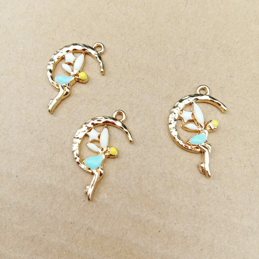 10pcs 15x24mm moon angel charm for jewelry making earring pendant bracelet charm fashion charms
10pcs 15x24mm moon angel charm for jewelry making earring pendant bracelet charm fashion charms