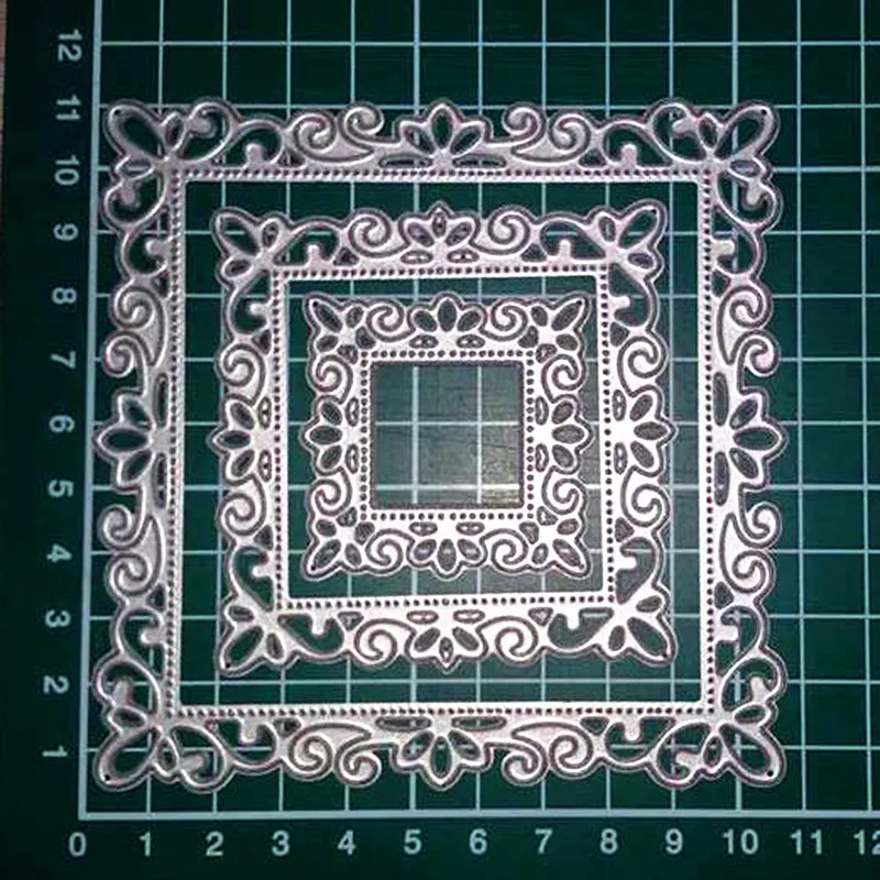 HamyHo 3pcs Lace Square FrameMetal Cutting Dies Stencil Creative Making Scrapbook Decor Photo Album Embossing Paper Cards Craft
HamyHo 3pcs Lace Square FrameMetal Cutting Dies Stencil Creative Making Scrapbook Decor Photo Album Embossing Paper Cards Craft