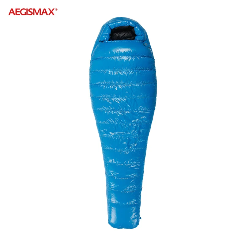 

AEGISMAX G1 G2 White Goose Down Professional Mummy Outdoor Hiking Camping Sleeping Bag Ultralight Baffle Design Nylon