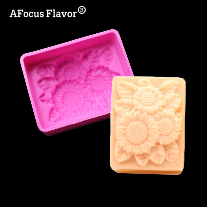 

1 Pc Sunflower Silicone Mold Resin Molds Candy Molds Chocolate Cake Soap Stencil Sugar Craft Cake Decorating Tools