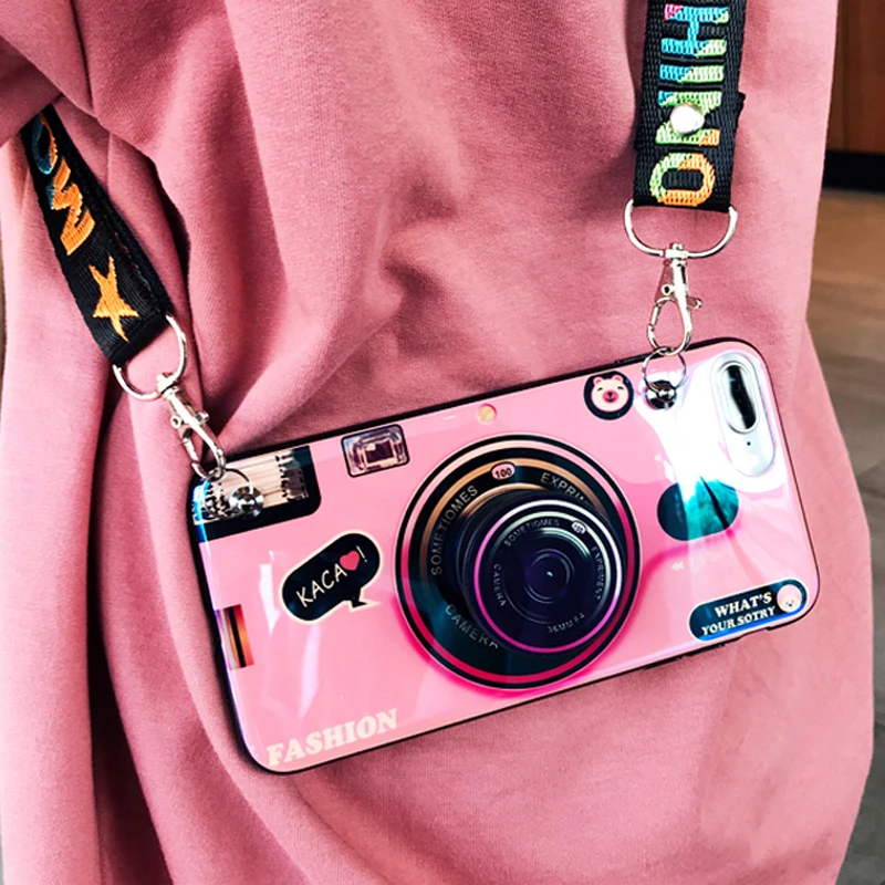 Silicon Cover for iPhone11 Pro MAX X XR XS MAX 3D Retro Camera Bluray Strap Phone Case for iPhone 6 6Plus 7 7Plus 8 8Plus capa
Silicon Cover for iPhone11 Pro MAX X XR XS MAX 3D Retro Camera Bluray Strap Phone Case for iPhone 6 6Plus 7 7Plus 8 8Plus capa