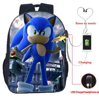 Beautiful Sonic USB Charge Backpack Men Women Boys Girls School Laptop Bag Fashion Teens USB Charging Rucksack
Beautiful Sonic USB Charge Backpack Men Women Boys Girls School Laptop Bag Fashion Teens USB Charging Rucksack