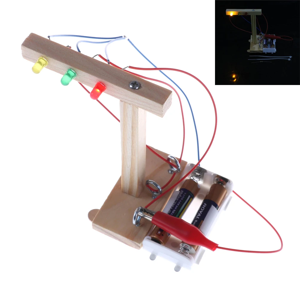 DIY Mini Model Educational Baby Kids Handmake Assembled Science Technology Experiment Children Traffic Lights Gifts
DIY Mini Model Educational Baby Kids Handmake Assembled Science Technology Experiment Children Traffic Lights Gifts