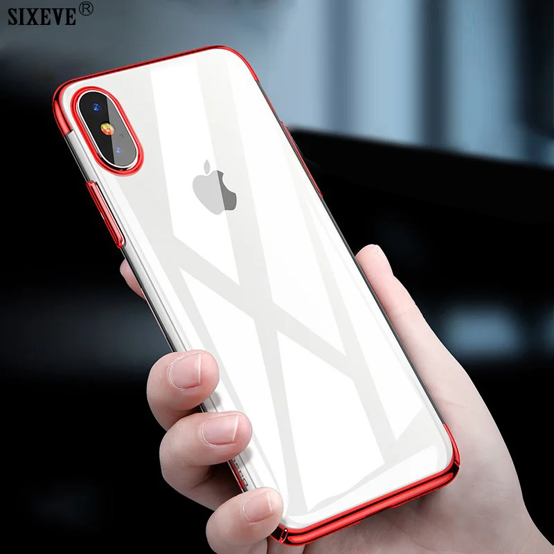 SIXEVE Luxury Clear Case For iPhone XS Max X XR 6 6S 7 8 Plus 6Plus 6SPlus 7Plus 8Plus Cell Phone Back Cover Soft Silicon Bumper
SIXEVE Luxury Clear Case For iPhone XS Max X XR 6 6S 7 8 Plus 6Plus 6SPlus 7Plus 8Plus Cell Phone Back Cover Soft Silicon Bumper