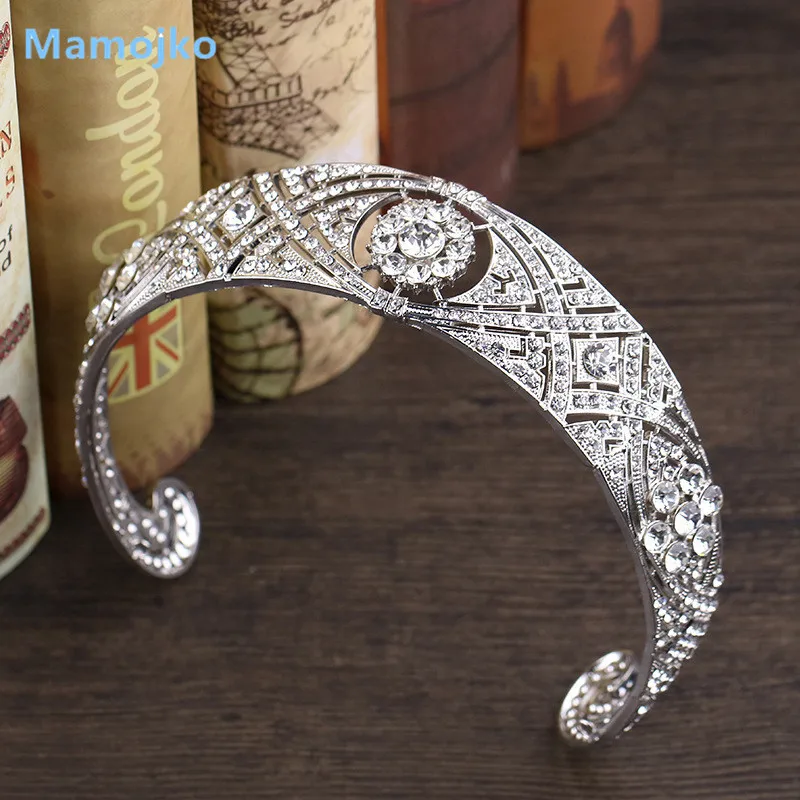 Mamojko European Royal Rhinestone Crystal Wedding Tiara Hair Jewelry Queen Moon Crown Bridal Hair Accessories Princess
Mamojko European Royal Rhinestone Crystal Wedding Tiara Hair Jewelry Queen Moon Crown Bridal Hair Accessories Princess