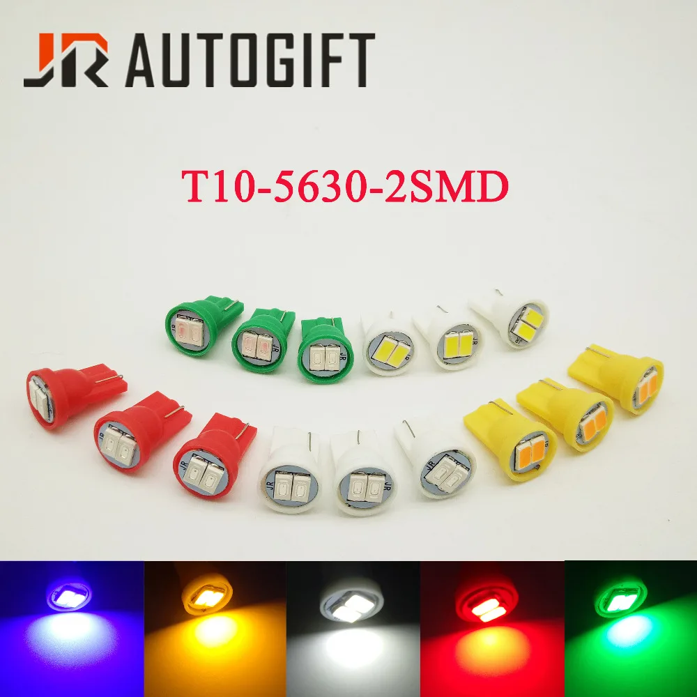 20pcs T10 W5W 5630 2 SMD 194 Auto 2 Led 12V White blue green red yellow Car License Plate Lamp Interior Wedge lights car styling
20pcs T10 W5W 5630 2 SMD 194 Auto 2 Led 12V White blue green red yellow Car License Plate Lamp Interior Wedge lights car styling