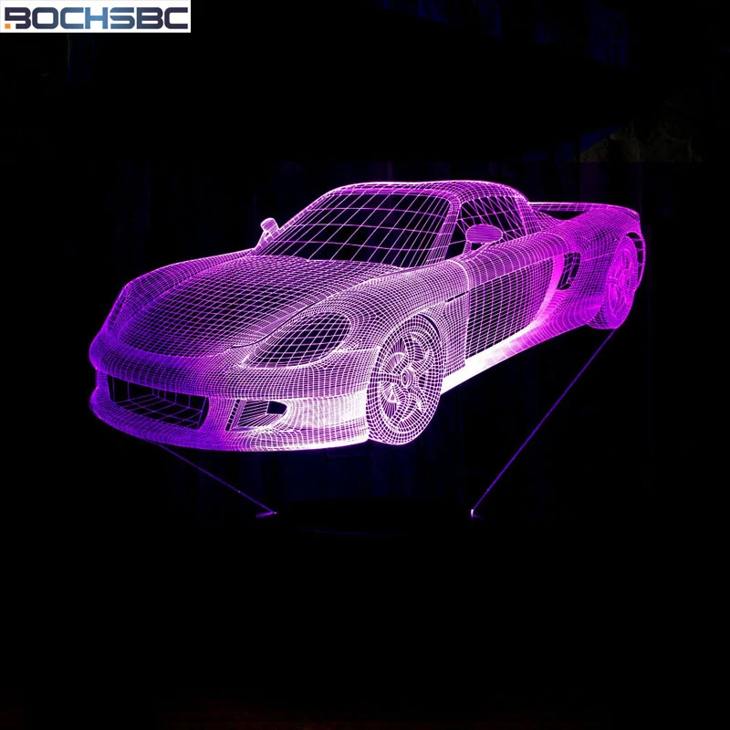 BOCHSBC 7 цветная меняющаяся настольная лампа крутой 3D автомобильный акриловый ночник 7 цветов иллюзионная лампа меняющие цвета подарки детям
BOCHSBC 7 цветная меняющаяся настольная лампа крутой 3D автомобильный акриловый ночник 7 цветов иллюзионная лампа меняющие цвета подарки детям