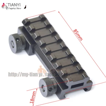 1pc Dovetail 20mm Weaver Picatinny 20mm Rail Mount Adapter with Wrench Tactical Scopes
1pc Dovetail 20mm Weaver Picatinny 20mm Rail Mount Adapter with Wrench Tactical Scopes