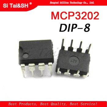 1pcs MCP3202-BI/P MCP3202-CI/P MCP3202 DIP-8
