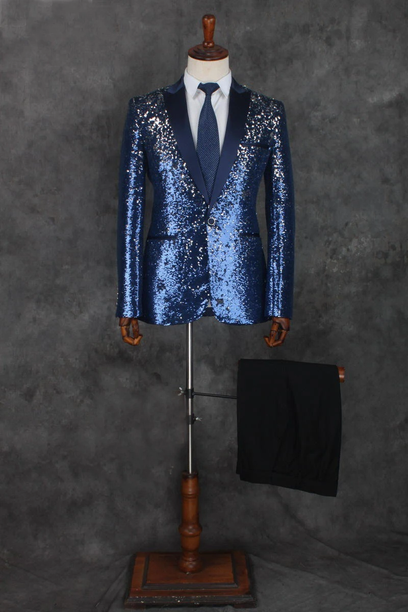 100%real mens black/blue/ golden sequined embroidery luxury tuxedo suit /event/evening/stage/stuido
100%real mens black/blue/ golden sequined embroidery luxury tuxedo suit /event/evening/stage/stuido