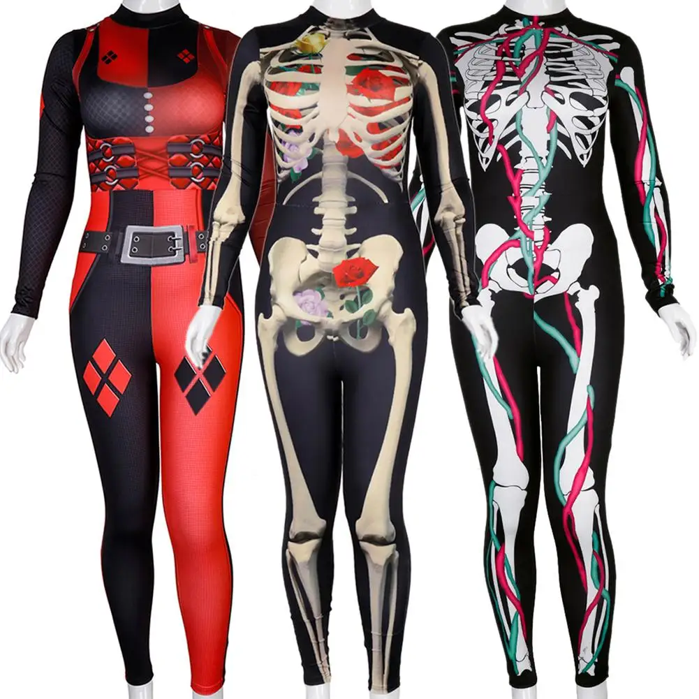 Sexy Women's Halloween Clown Costume Bodycon Jumpsuit Role-playing Tight-fitting Jumpsuit Multi Color Style Stage Show Size ML
Sexy Women's Halloween Clown Costume Bodycon Jumpsuit Role-playing Tight-fitting Jumpsuit Multi Color Style Stage Show Size ML