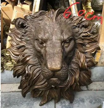 60cm huge pendant Europe and the United States fine craftsmanship male lion head bronze statue can choice 40cm free shipping
60cm huge pendant Europe and the United States fine craftsmanship male lion head bronze statue can choice 40cm free shipping