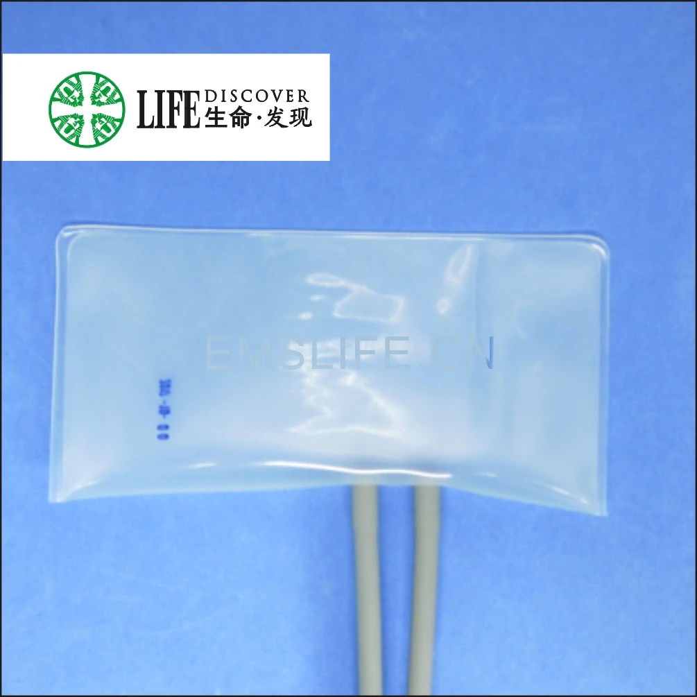 TPU BP cuff bladder for child arm size 18.3*9.5CM with 30cm length double tube 10pcs packing |