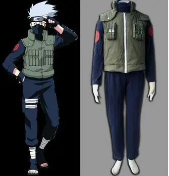 Halloween costume adult naruto Hatake Kakashi cosplay costume for men anime clothes Custom made
Halloween costume adult naruto Hatake Kakashi cosplay costume for men anime clothes Custom made