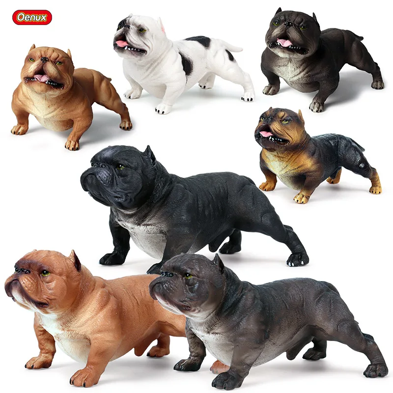 Oenux Lifelike PVC American Bully Dog Animal Action Figure Friendly Pet Dog Static Model Figurines Collection Toy Kids Gift
Oenux Lifelike PVC American Bully Dog Animal Action Figure Friendly Pet Dog Static Model Figurines Collection Toy Kids Gift