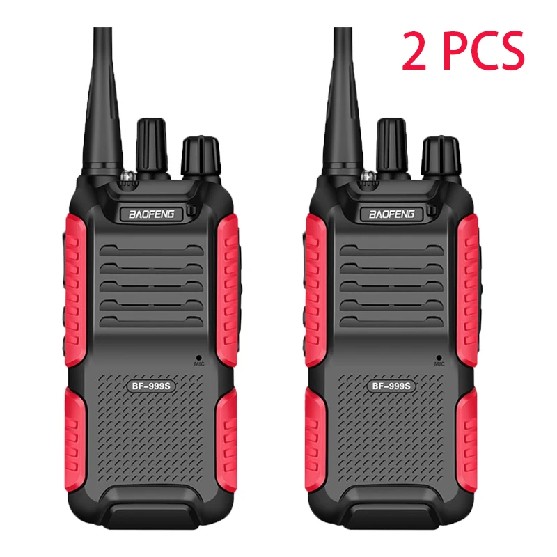 2 PCS BaoFeng BF-999s Walkie Talkie(Upgraded version of bf-888s) High Power 8W Two Way Radio Frequency 400-469.995MHz(Red)
2 PCS BaoFeng BF-999s Walkie Talkie(Upgraded version of bf-888s) High Power 8W Two Way Radio Frequency 400-469.995MHz(Red)